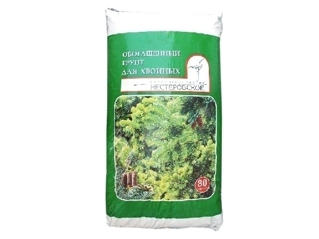 Почвогрунт Нестеровская для Хвойных 80 л. 